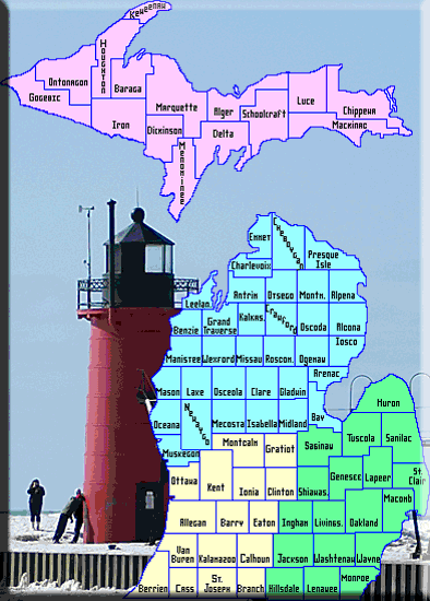 Michigan State Map