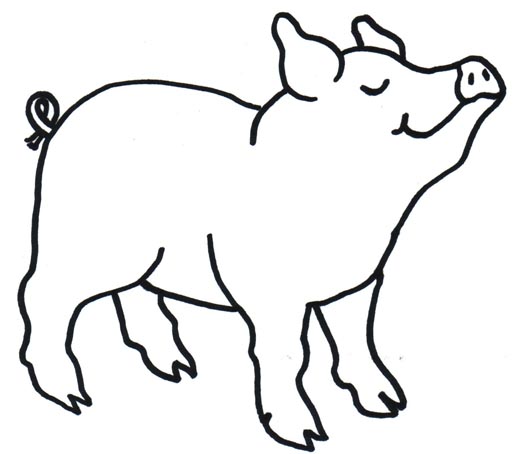 pig out clip art - photo #30